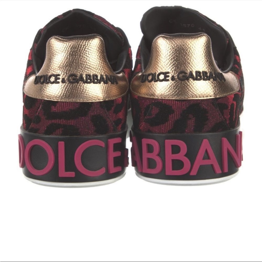 🌻DOLCE & GABBANA LEOPARD SNEAKERS🌻 - Picture 2 of 12